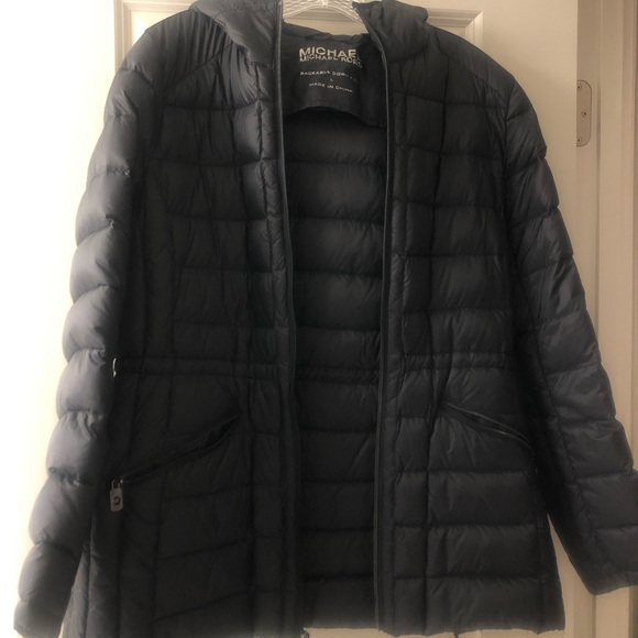 michael kors short puffer jacket